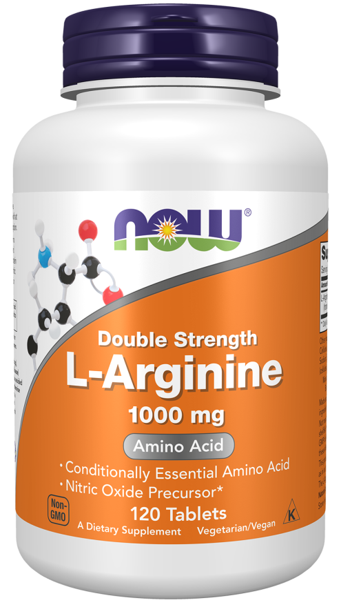 L-Arginine, Double Strength 1000 mg Tablets
