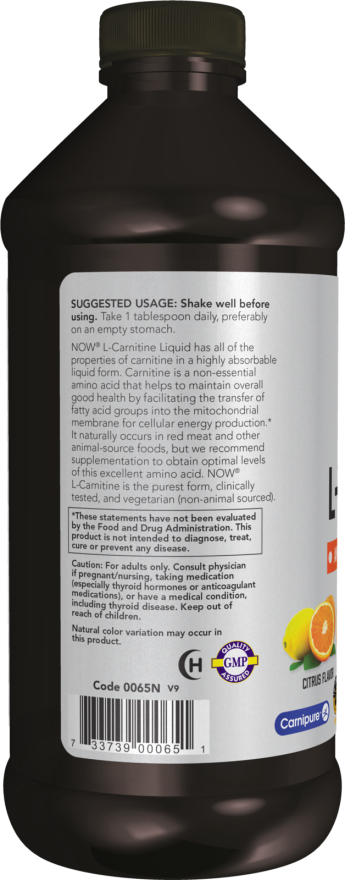 L-Carnitine Liquid 1000 mg, Citrus - Image 3