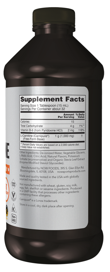 L-Carnitine Liquid 1000 mg, Tropical Punch - Image 2
