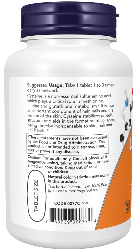 L-Cysteine 500 mg Tablets - Image 3