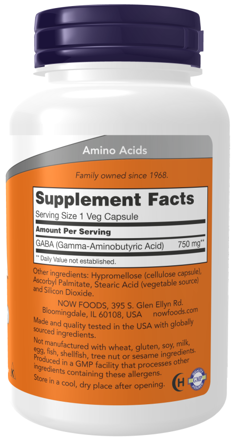 GABA 750 mg Veg Capsules - Image 2