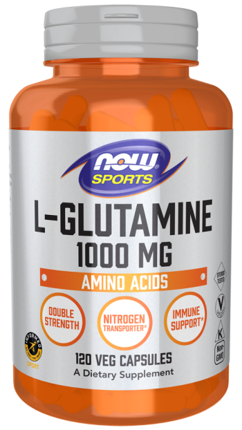 L-Glutamine, Double Strength 1000 mg Veg Capsules