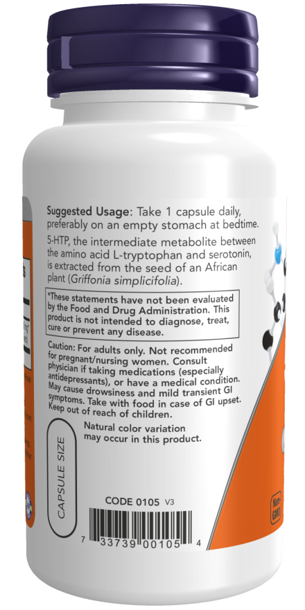 5-HTP 100 mg Veg Capsule - Image 3