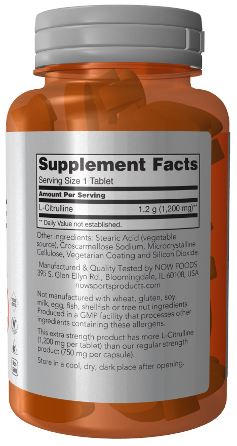 L-Citrulline, Extra Strength 1200 mg Tablets - Image 2