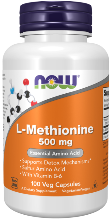 L-Methionine 500 mg Veg Capsules