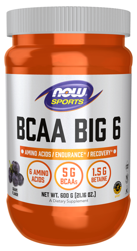 BCAA Big 6, Grape Flavor Powder