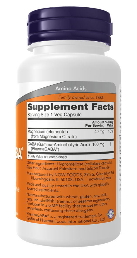 PharmaGABA® 100 mg Veg Capsules - Image 2