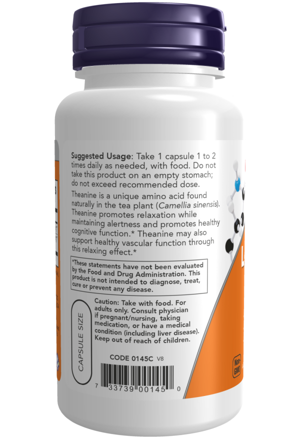 L-Theanine 100 mg Veg Capsules - Image 3