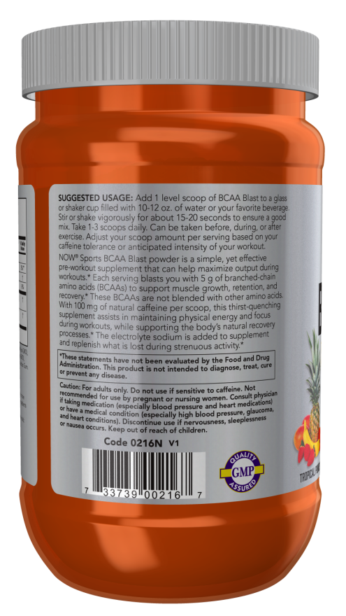 BCAA Blast Powder, Tropical Punch Flavor - Image 3
