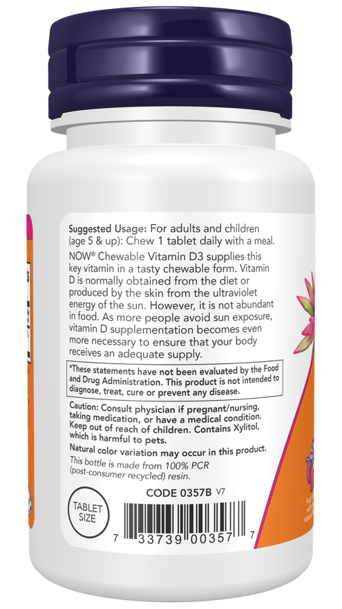 Vitamin D3 1,000 IU Chewables - Image 3