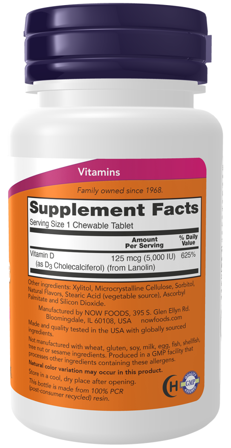 Vitamin D3 5000 IU Chewables - Image 2