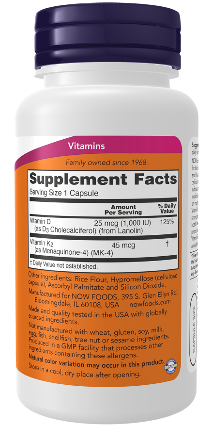 Vitamin D3 & K2 Capsules - Image 2