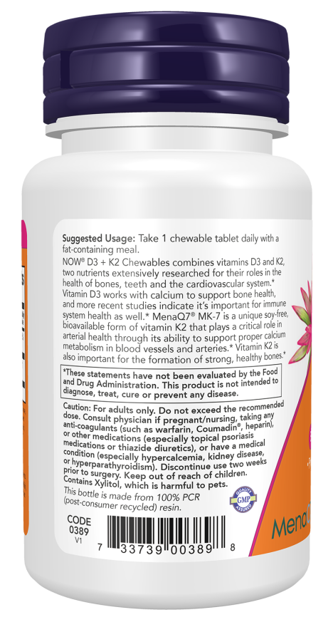 D3 + K2 Chewable Tablets - Image 3