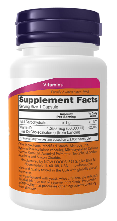 Vitamin D3 50,000 IU Capsules - Image 2