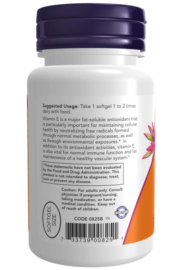 Vitamin E-200 D-Alpha Tocopheryl Softgels - Image 3