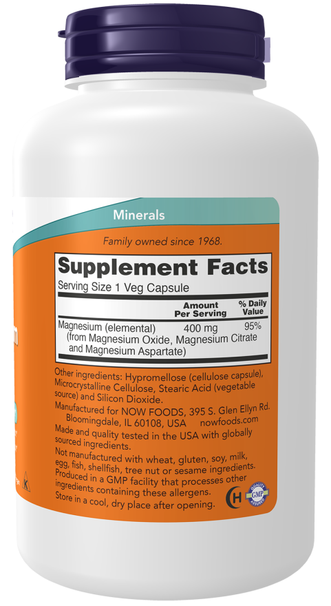 Magnesium 400 mg Veg Capsules - Image 2