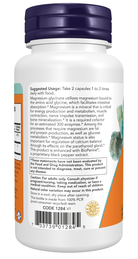 Magnesium Glycinate with BioPerine® Veg Capsules - Image 3