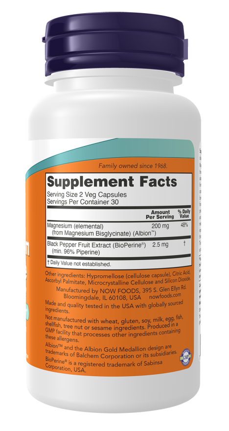 Magnesium Glycinate with BioPerine® Veg Capsules - Image 2