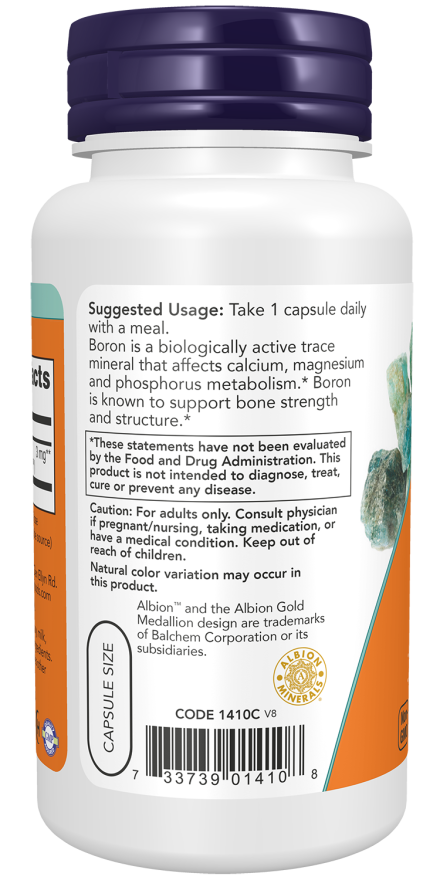Boron 3 mg Veg Capsules - Image 3
