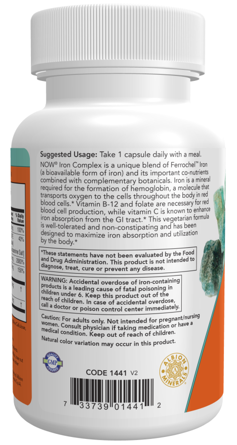 Iron Complex Caps Veg Capsules - Image 3