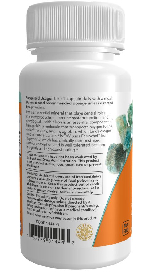 Iron 36 mg, Double Strength Veg Capsules - Image 3