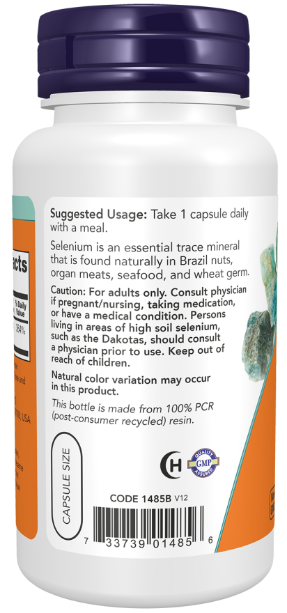 Selenium 200 mcg Veg Capsules - Image 3