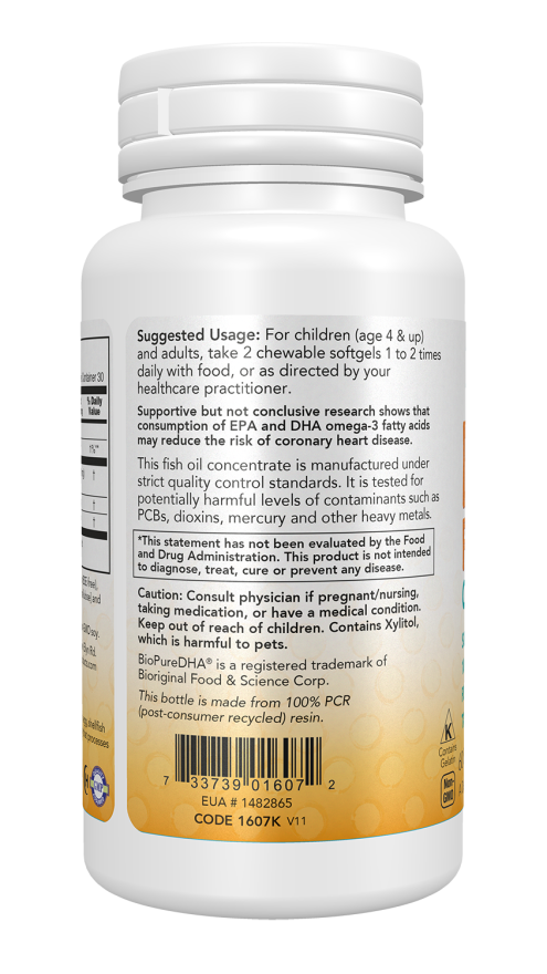 DHA Kids Fish Oil Chewable Softgels - Image 3