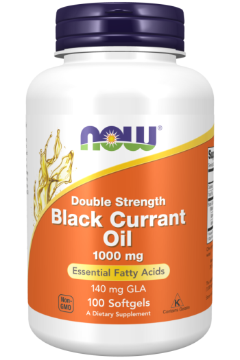 Black Currant Oil, Double Strength 1000 mg Softgels