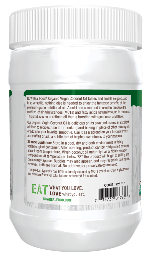 Virgin Coconut Cooking Oil, Organic - Image 3
