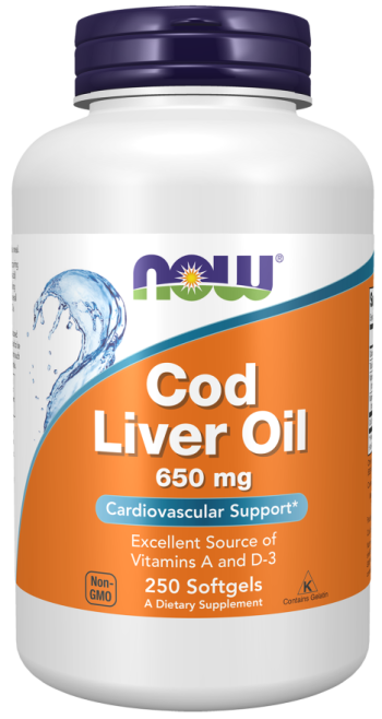 Cod Liver Oil 650 mg Softgels