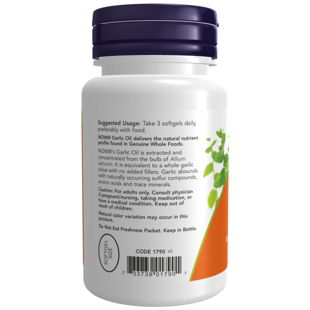 Garlic Oil 1500 mg Softgels - Image 3