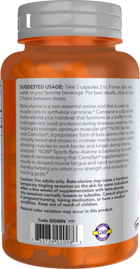 Beta-Alanine 750 mg Veg Capsules - Image 3