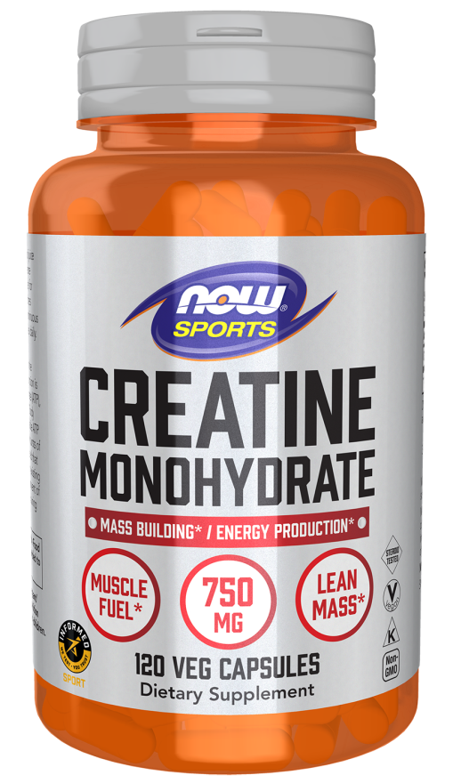 Creatine Monohydrate 750 mg Veg Capsules
