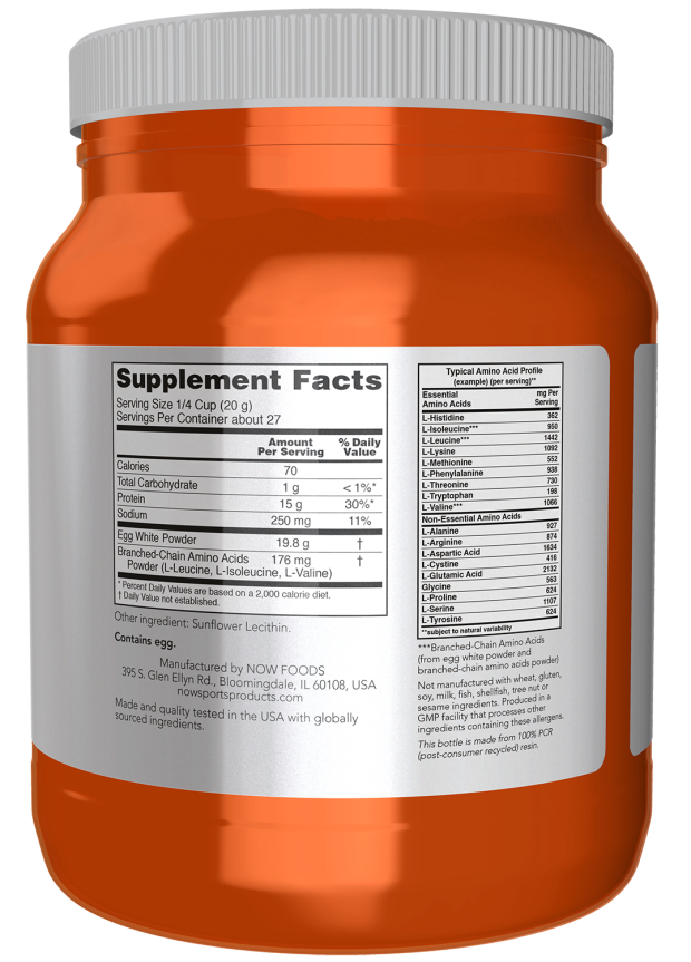 Egg White Protein, Unflavored Powder - Image 2