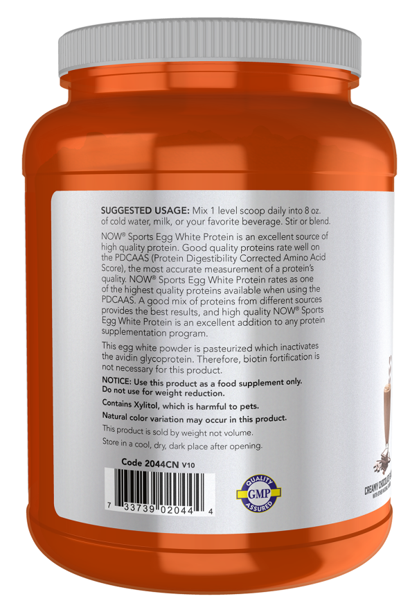 Egg White Protein, Creamy Chocolate Powder - Image 3