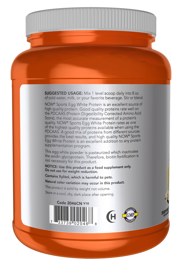 Egg White Protein, Creamy Vanilla Powder - Image 3