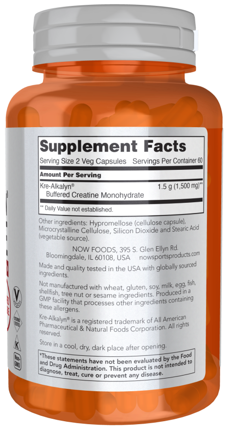 Kre-Alkalyn® Creatine Veg Capsules - Image 2