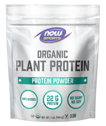 Plant Protein, Organic Unflavored Powder