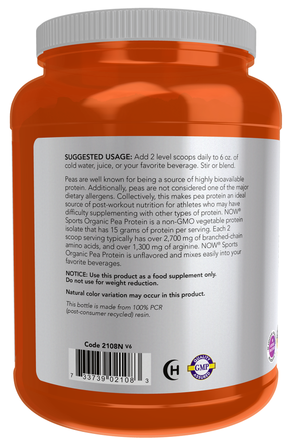 Pea Protein, Organic Powder - Image 3