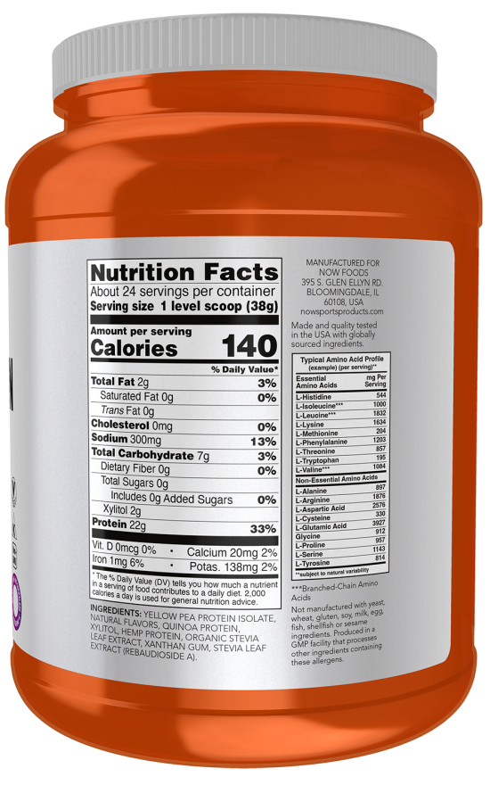 Plant Protein Complex, Creamy Vanilla Powder - Image 2
