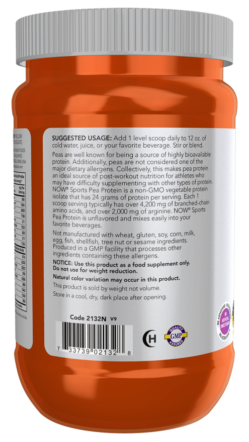 Pea Protein, Unflavored Powder - Image 3