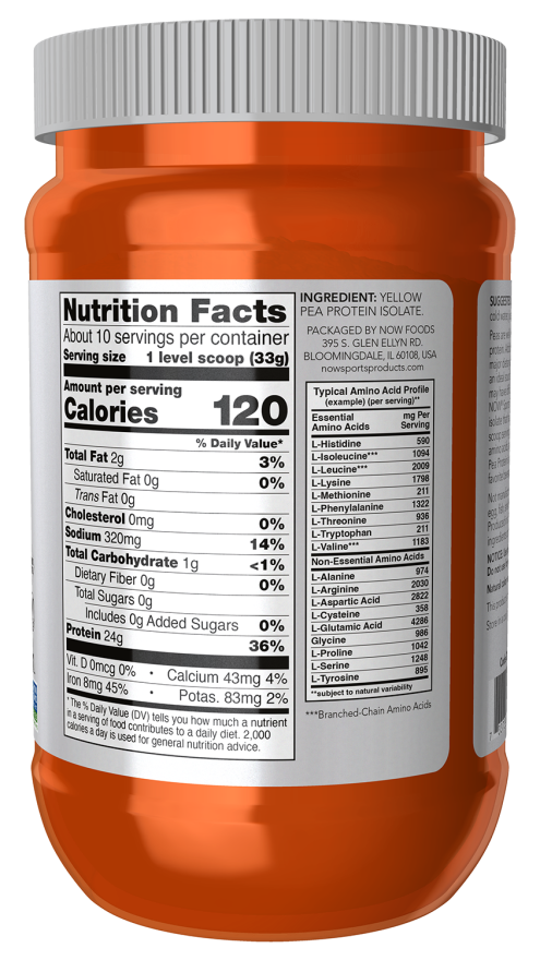 Pea Protein, Unflavored Powder - Image 2