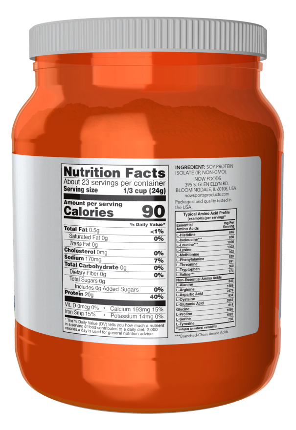 Soy Protein Isolate, Unflavored Powder - Image 2