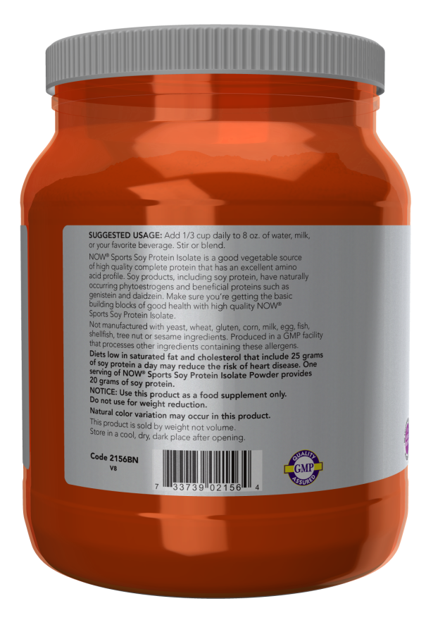 Soy Protein Isolate, Unflavored Powder - Image 3