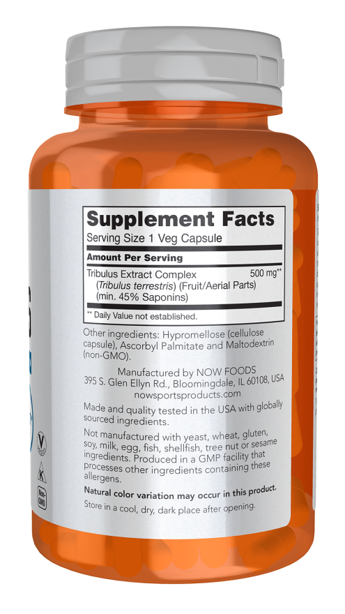 Tribulus 500 mg Veg Capsules - Image 2
