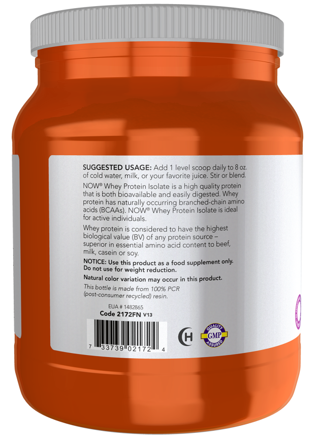 Whey Protein Isolate, Unflavored Powder - Image 3