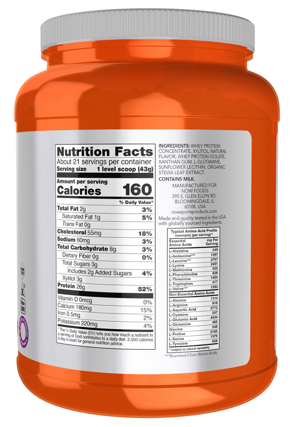 Whey Protein, Creamy Vanilla Powder - Image 2