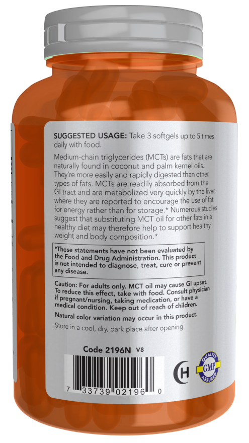 MCT Oil 1000 mg Softgels - Image 3