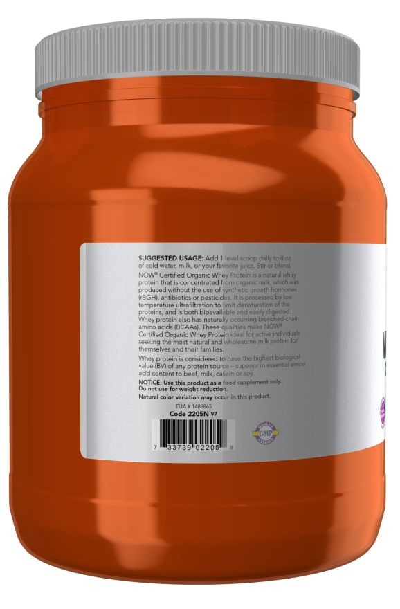 Whey Protein, Organic Unflavored Powder - Image 3