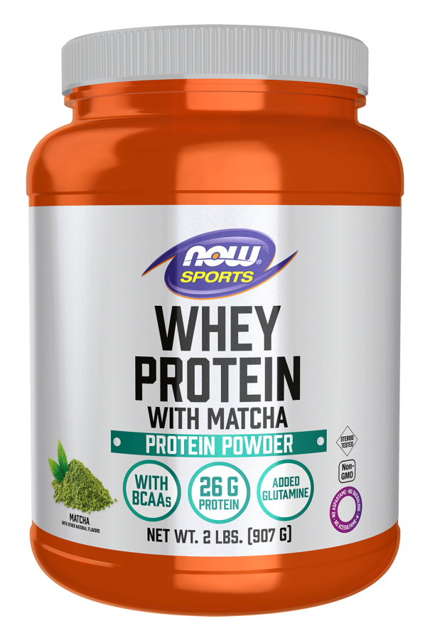 Whey Protein with Matcha Powder